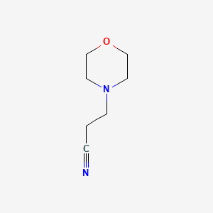 Chemical structure of N-(2-Cyanoethyl)morpholine