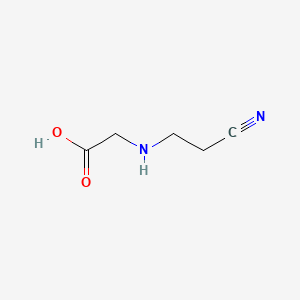 Chemical structure of N-(2-Cyanoethyl)glycine