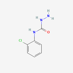 Chemical structure of N-(2-Chlorophenyl)hydrazinecarboxamide