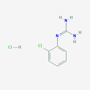 Chemical structure of N-(2-Chloro-phenyl)-guanidine hydrochloride