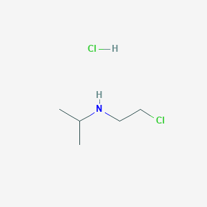 Chemical structure of N-(2-Chloroethyl)propan-2-amine hydrochloride