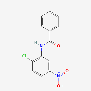 Chemical structure of N-(2-Chloro-5-Nitrophenyl)Benzamide