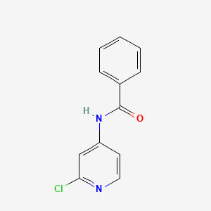 Chemical structure of N-(2-Chloro-4-pyridinyl)benzamide