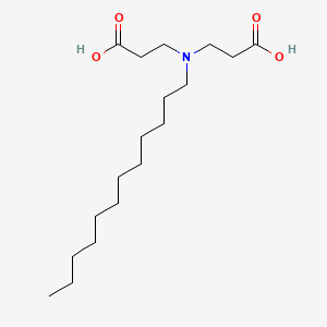 Chemical structure of N-(2-carboxyethyl)-N-dodecyl-β-alanine