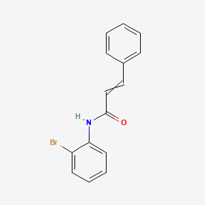 Chemical structure of N-(2-Bromophenyl)cinnamamide