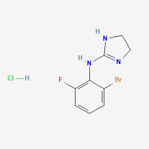 Chemical structure of Romifidine Hydrochloride