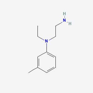 Chemical structure of N-(2-Aminoethyl)-N-ethyl-m-toluidine