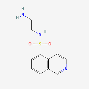 Chemical structure of N-(2-Aminoethyl)isoquinoline-5-sulfonamide
