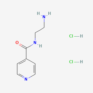 Chemical structure of N-(2-Aminoethyl)-4-pyridinecarboxamide dihydrochloride