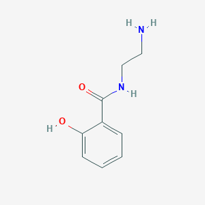 Chemical structure of N-(2-Aminoethyl)-2-hydroxybenzamide