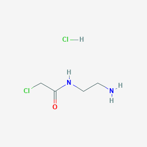 Chemical structure of N-(2-Aminoethyl)-2-chloroacetamide hydrochloride