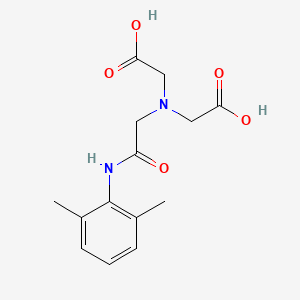 Chemical structure of Lidofenin