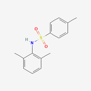 Chemical structure of N-(2,6-dimethylphenyl)-4-methylbenzenesulfonamide