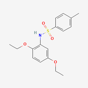 Chemical structure of N-(2,5-Diethoxyphenyl)-4-methylbenzenesulfonamide