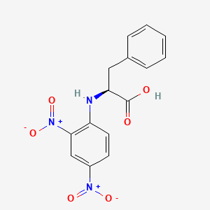 Chemical structure of N-(2,4-Dinitrophenyl)-L-phenylalanine