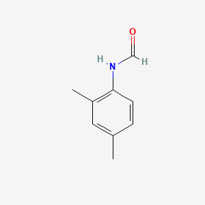 Chemical structure of N-(2,4-DIMETHYLPHENYL)FORMAMIDE