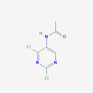 Chemical structure of N-(2,4-Dichloropyrimidin-5-yl)acetamide