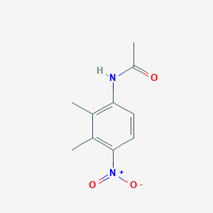 Chemical structure of N-(2,3-Dimethyl-4-Nitrophenyl)Acetamide