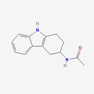 Chemical structure of N-(2,3,4,9-Tetrahydro-1H-carbazol-3-yl)acetamide