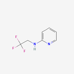 Chemical structure of N-(2,2,2-Trifluoroethyl)pyridin-2-amine