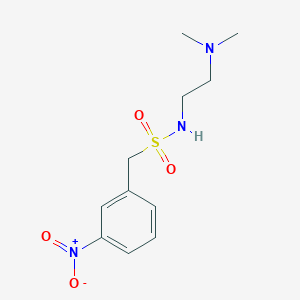 Chemical structure of N-(2-(diMethylaMino)ethyl)-1-(3-nitrophenyl)MethanesulfonaMide