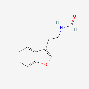 Chemical structure of N-(2-(Benzofuran-3-yl)ethyl)formamide