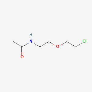 Chemical structure of N-(2-(2-chloroethoxy)ethyl)acetamide