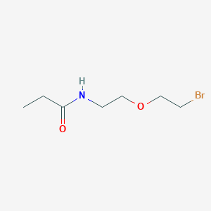 Chemical structure of N-Ethylpropionamide-PEG1-Br
