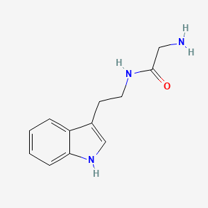 Chemical structure of N-(2-(1H-Indol-3-yl)ethyl)-2-aminoacetamide