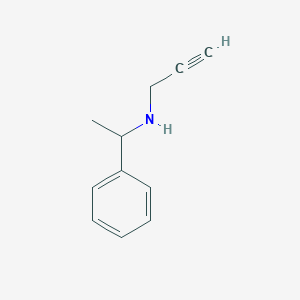Chemical structure of N-(1-Phenylethyl)prop-2-yn-1-amine