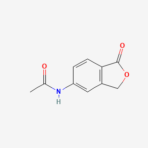 Chemical structure of 5-Acetamido-phthalide