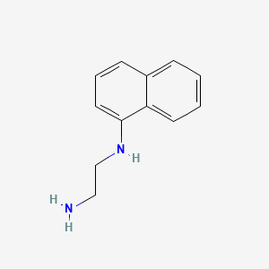 Chemical structure of N-(1-naphthyl)ethylenediamine