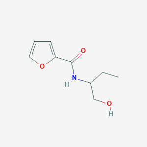 Chemical structure of N-(1-Hydroxy-2-butyl)furan-2-carboxamide