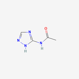 Chemical structure of N-1H-1,2,4-Triazol-5-ylacetamide