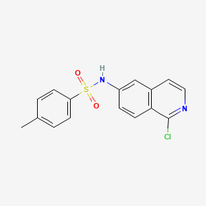 Chemical structure of N-(1-Chloroisoquinolin-6-yl)-4-methylbenzenesulfonamide