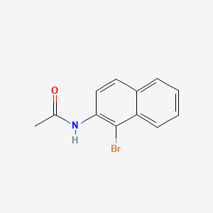 Chemical structure of N-(1-Bromo-2-naphthyl)acetamide