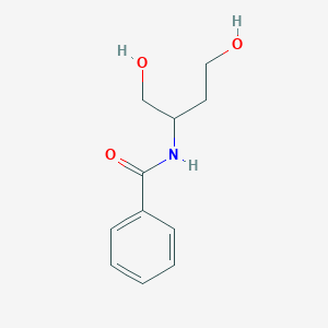 Chemical structure of N-(1,4-dihydroxybutan-2-yl)benzamide