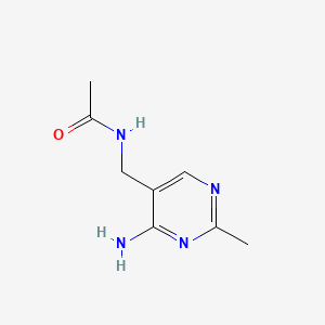 Chemical structure of N-((4-Amino-2-methylpyrimidin-5-yl)methyl)acetamide