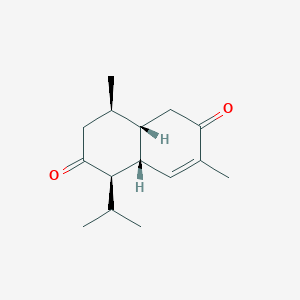 Chemical structure of Muurol-4-ene-3,8-dione