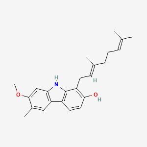 Chemical structure of Murrayanol