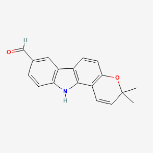 Chemical structure of Murrastinine C