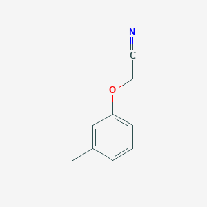 Chemical structure of m-Tolyloxyacetonitrile