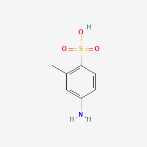 Chemical structure of m-Toluidine-4-sulfonic Acid