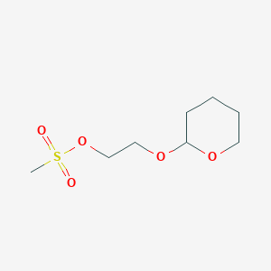Chemical structure of MS-PEG1-THP