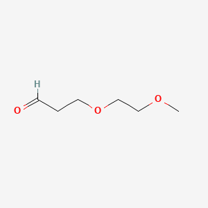 Chemical structure of mPEG-CHO