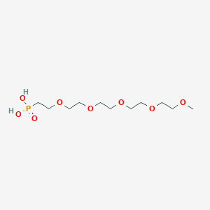 Chemical structure of M-Peg5-phosphonic acid
