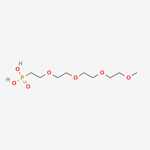 Chemical structure of M-Peg4-phosphonic acid