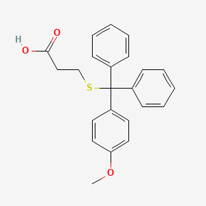 Chemical structure of Mpa(mmt)-oh