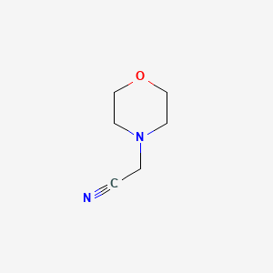 Chemical structure of Morpholinoacetonitrile