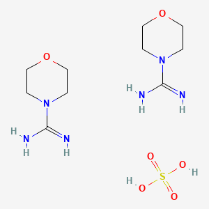 Chemical structure of Morpholine-4-carboxamidine hemisulfate